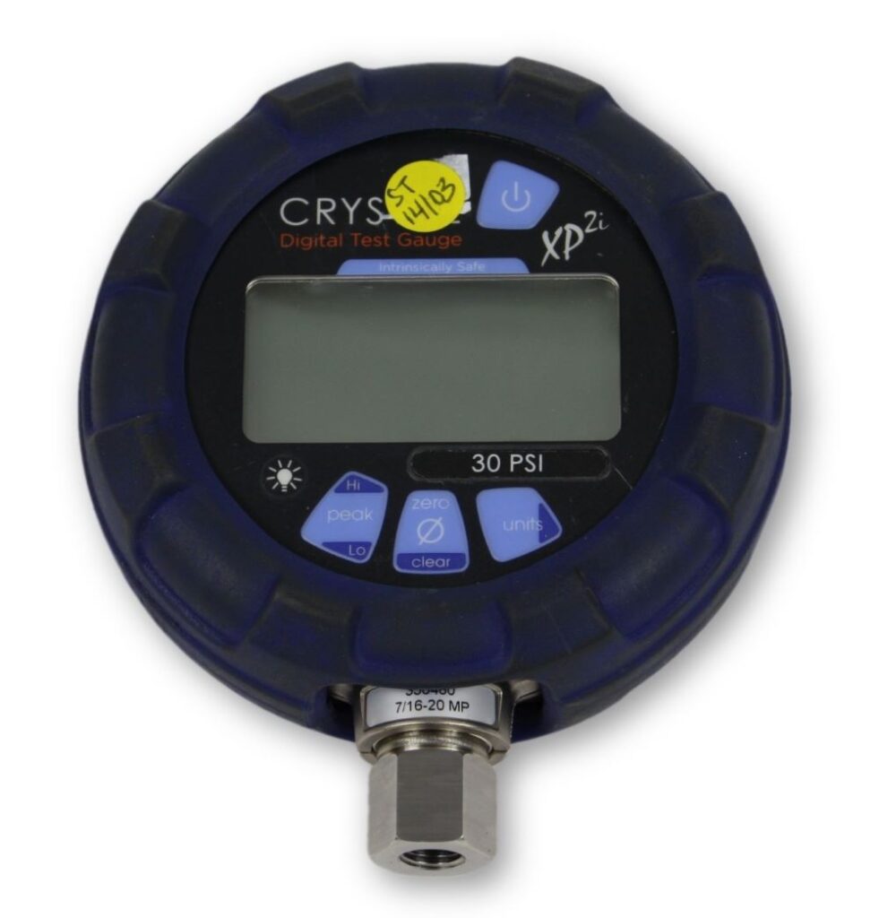 Hire CRYSTAL DIGITAL TEST GAUGE 30PSI Brandis Hire